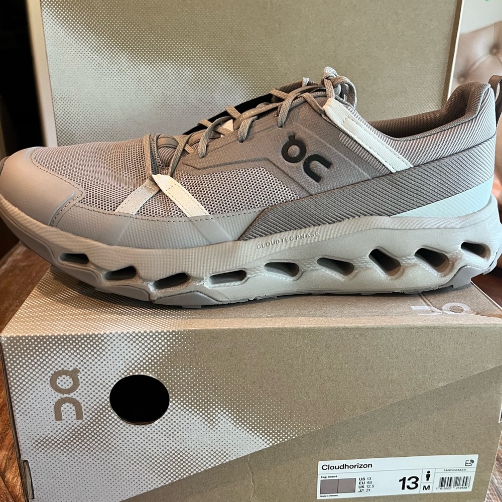 On Running Men's Cloudhorizon Tan Sneakers